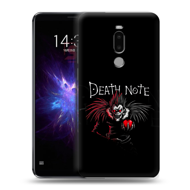 Силиконовый чехол на Meizu Note 8 с принтом Death note Тетрадь смерти Силиконовый чехол на Meizu Note 8 с принтом Death note Тетрадь смерти