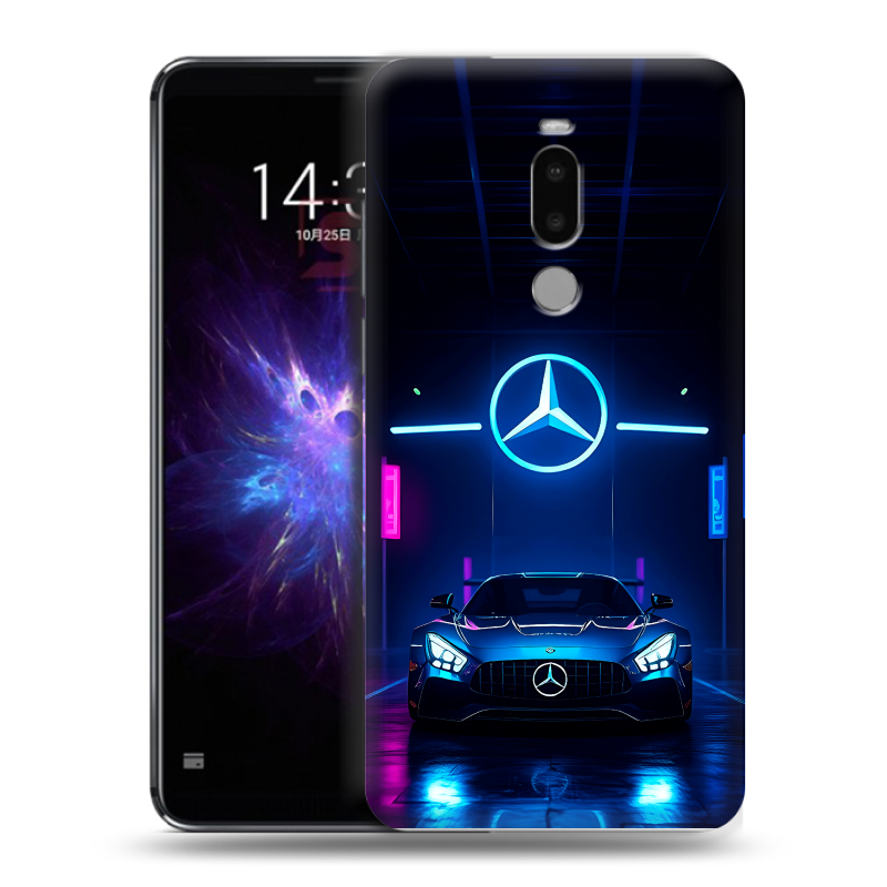 Силиконовый противоударный чехол на Meizu Note 8 с принтом Mercedes Мерседес Силиконовый противоударный чехол на Meizu Note 8 с принтом Mercedes Мерседес