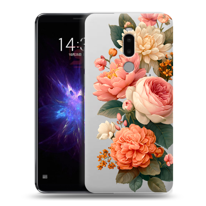 Силиконовый чехол на Meizu Note 8 с принтом цветы Силиконовый чехол на Meizu Note 8 с принтом цветы