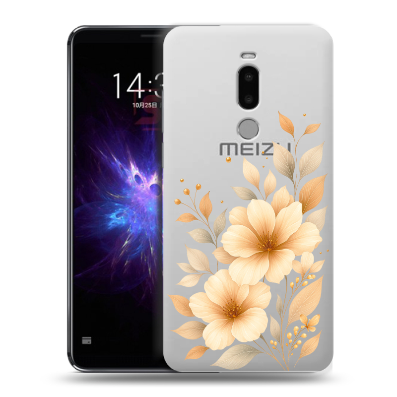 Силиконовый противоударный чехол на Meizu Note 8 с принтом для девушки Силиконовый противоударный чехол на Meizu Note 8 с принтом для девушки