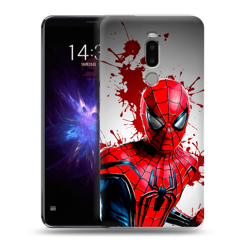 Силиконовый противоударный чехол на Meizu Note 8 с принтом Spiderman Человек паук Силиконовый противоударный чехол на Meizu Note 8 с принтом Spiderman Человек паук