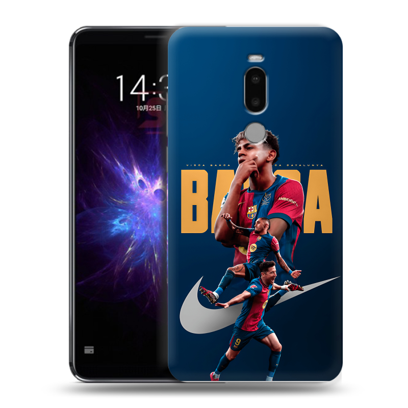 Силиконовый чехол на Meizu Note 8 с принтом Барселона Barca Yamal Силиконовый чехол на Meizu Note 8 с принтом Барселона Barca Yamal