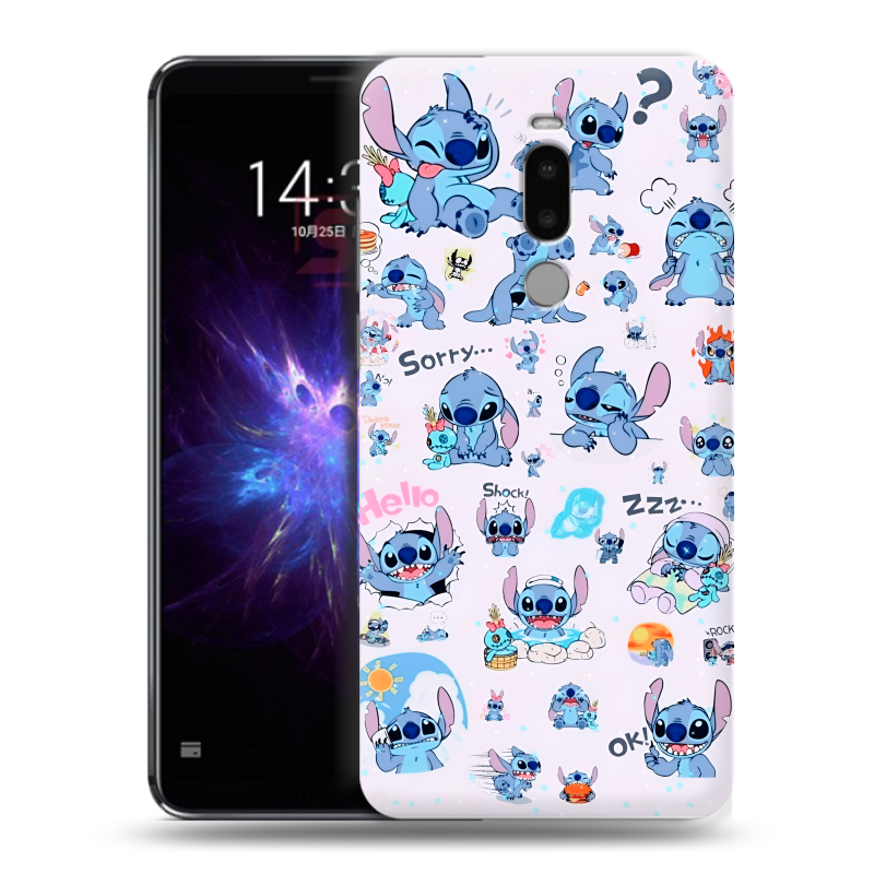 Силиконовый противоударный чехол на Meizu Note 8 с принтом Лило и Стич Силиконовый противоударный чехол на Meizu Note 8 с принтом Лило и Стич