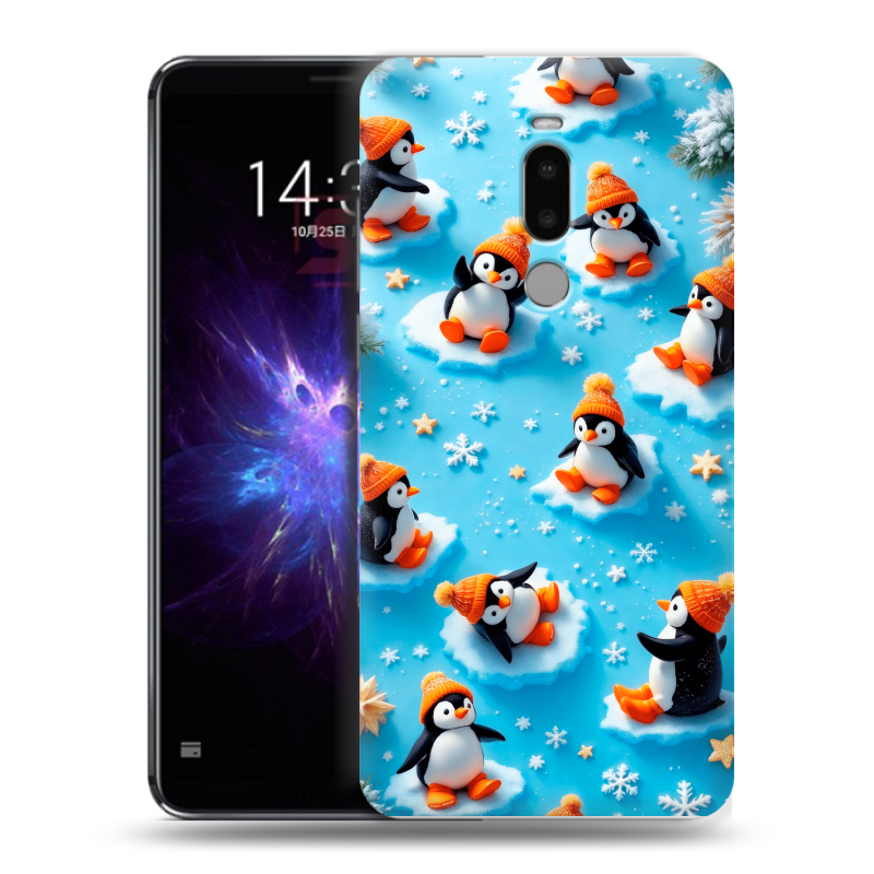 Силиконовый чехол на Meizu Note 8 с принтом Новый год Силиконовый чехол на Meizu Note 8 с принтом Новый год