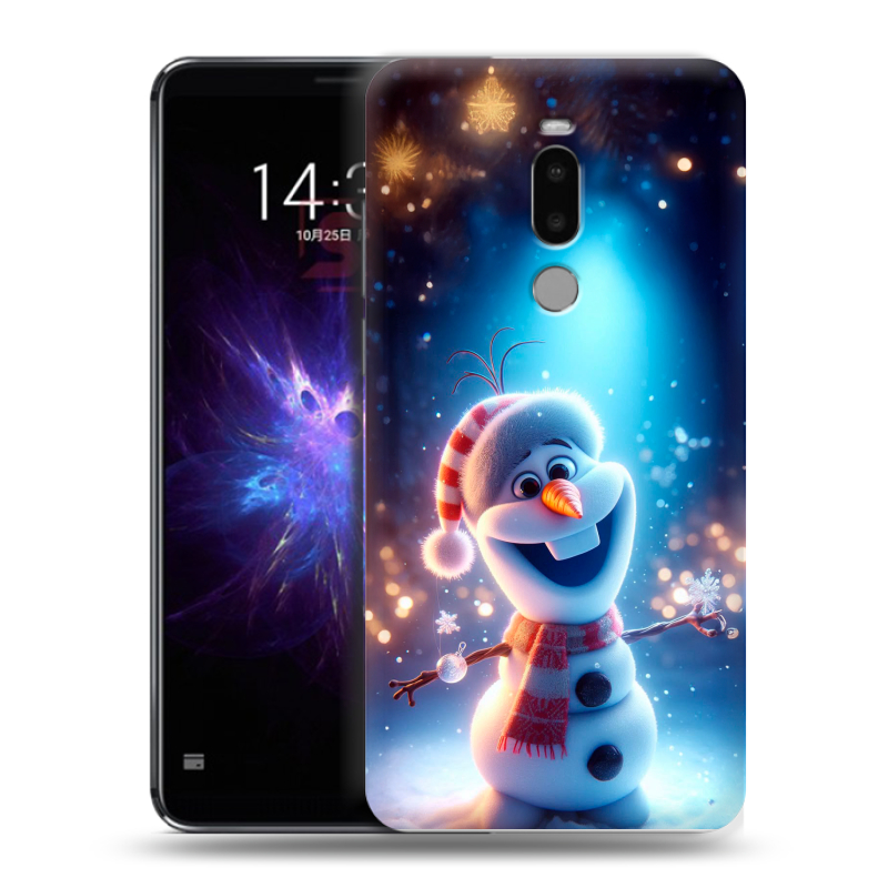 Силиконовый чехол на Meizu Note 8 с принтом Новый год Силиконовый чехол на Meizu Note 8 с принтом Новый год