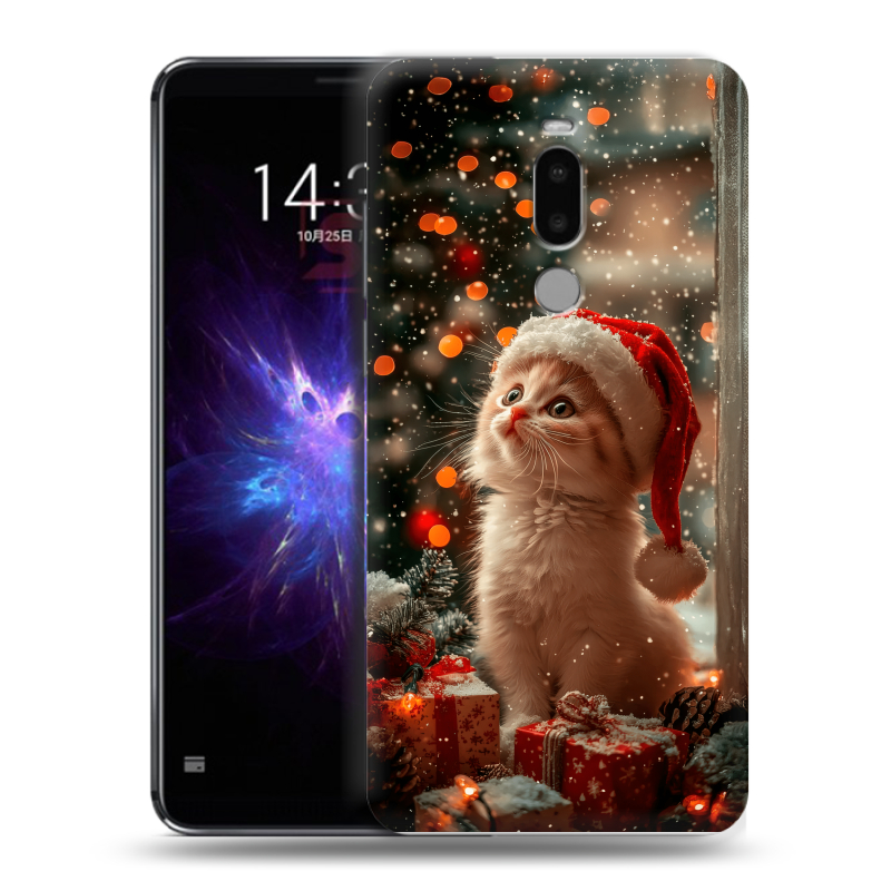 Силиконовый чехол на Meizu Note 8 с принтом Новый год Силиконовый чехол на Meizu Note 8 с принтом Новый год