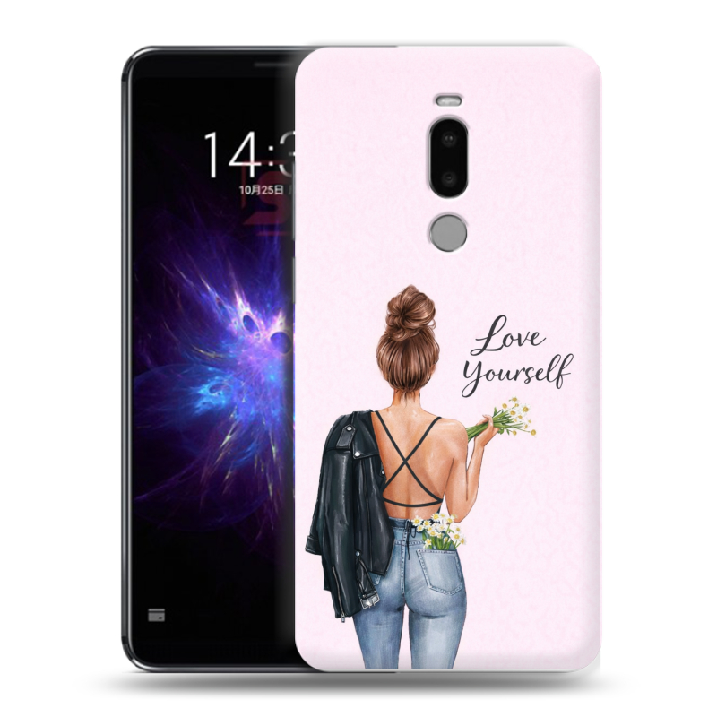 Силиконовый чехол на Meizu Note 8 с принтом женский Силиконовый чехол на Meizu Note 8 с принтом женский