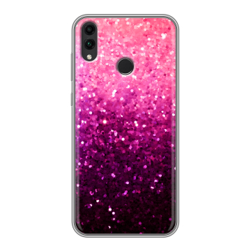 Силиконовый чехол на Huawei Honor 8C с принтом Блестки Силиконовый чехол на Huawei Honor 8C с принтом Блестки