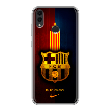 Силиконовый чехол на Huawei Honor 8C с принтом Барселона Barcelona Силиконовый чехол на Huawei Honor 8C с принтом Барселона Barcelona