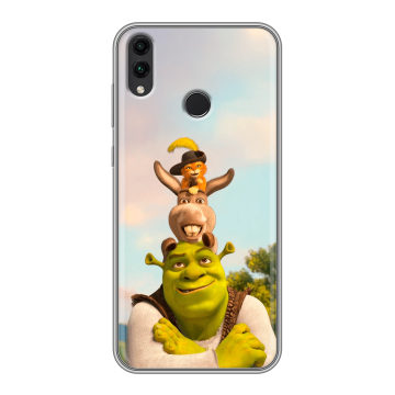 Силиконовый чехол на Huawei Honor 8C с принтом Шрек Shrek