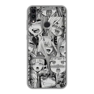 Силиконовый чехол на Huawei Honor 8C с принтом Ahegao Ахегао Аниме Силиконовый чехол на Huawei Honor 8C с принтом Ahegao Ахегао Аниме
