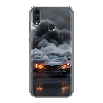 Силиконовый чехол на Huawei Honor 8C с принтом BMW БМВ Силиконовый чехол на Huawei Honor 8C с принтом BMW БМВ
