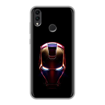 Силиконовый чехол на Huawei Honor 8C с принтом IronMan Железный человек Силиконовый чехол на Huawei Honor 8C с принтом IronMan Железный человек