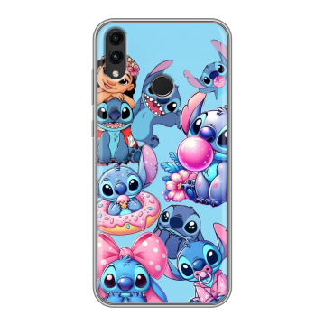 Силиконовый чехол на Huawei Honor 8C с принтом Лило и Стич Силиконовый чехол на Huawei Honor 8C с принтом Лило и Стич