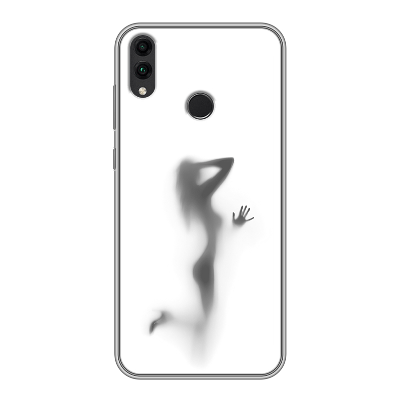 Силиконовый противоударный чехол на Huawei Honor 8C с принтом Силуэт Силиконовый противоударный чехол на Huawei Honor 8C с принтом Силуэт