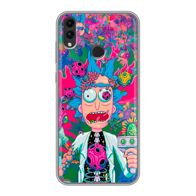 Пластиковый чехол на Huawei Honor 8C с принтом Рик и Морти Rick Morty Пластиковый чехол на Huawei Honor 8C с принтом Рик и Морти Rick Morty