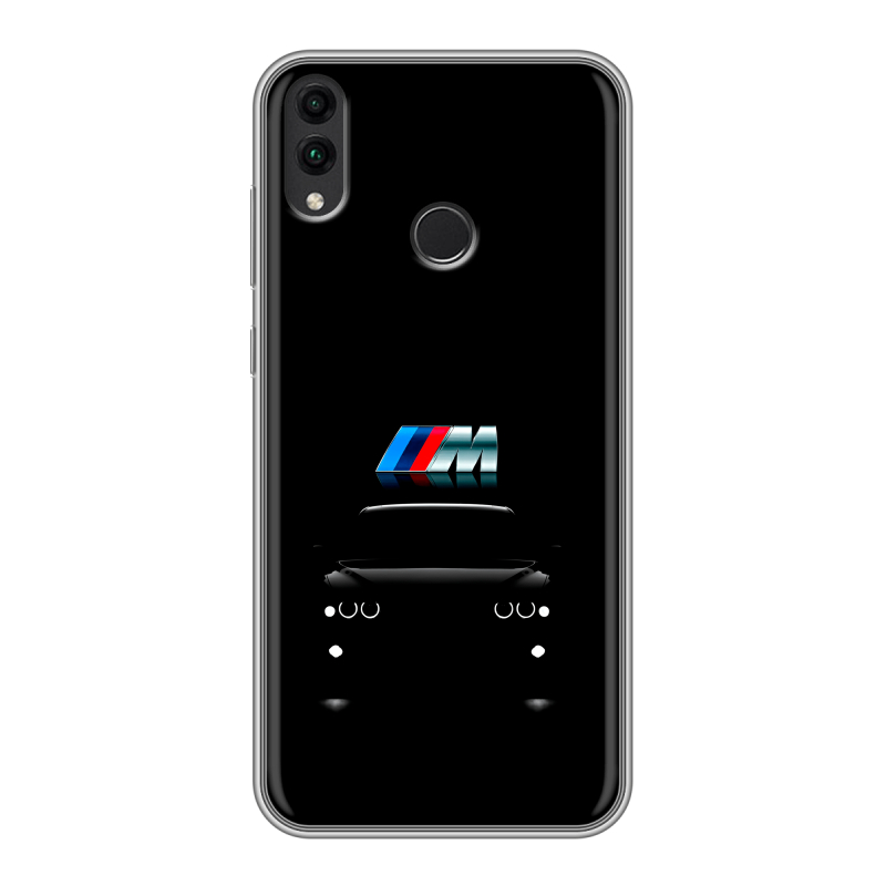 Силиконовый чехол на Huawei Honor 8C с принтом БМВ BMW Силиконовый чехол на Huawei Honor 8C с принтом БМВ BMW