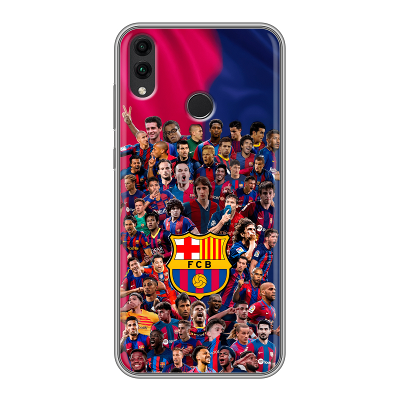 Силиконовый чехол на Huawei Honor 8C с принтом Барселона Barcelona Силиконовый чехол на Huawei Honor 8C с принтом Барселона Barcelona