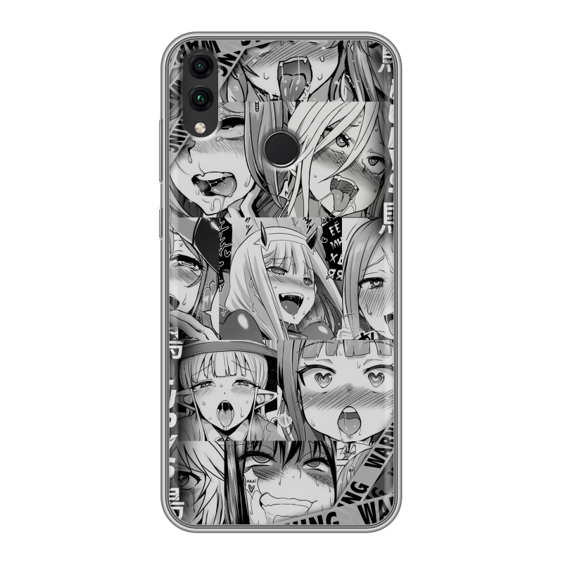 Силиконовый чехол на Huawei Honor 8C с принтом Ahegao Ахегао Аниме Силиконовый чехол на Huawei Honor 8C с принтом Ahegao Ахегао Аниме