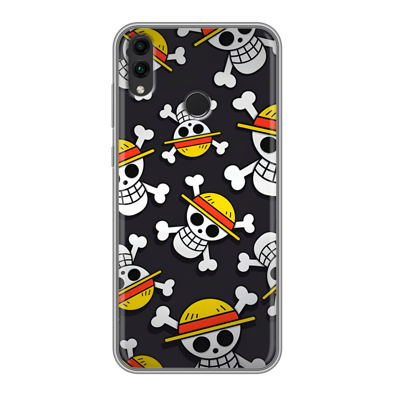 Силиконовый чехол на Huawei Honor 8C с принтом One Piece Ван Пис Силиконовый чехол на Huawei Honor 8C с принтом One Piece Ван Пис