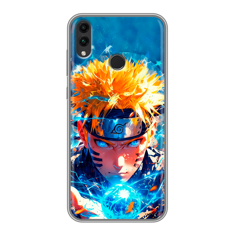 Силиконовый противоударный чехол на Huawei Honor 8C с принтом Аниме Наруто Naruto Силиконовый противоударный чехол на Huawei Honor 8C с принтом Аниме Наруто Naruto