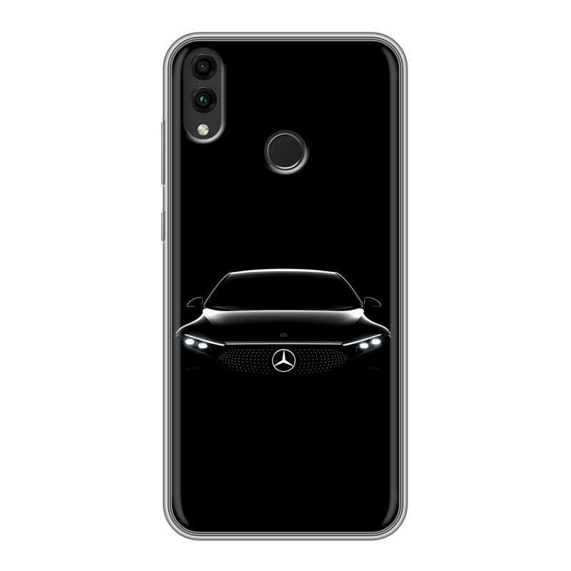 Силиконовый противоударный чехол на Huawei Honor 8C с принтом Mercedes Мерседес Силиконовый противоударный чехол на Huawei Honor 8C с принтом Mercedes Мерседес