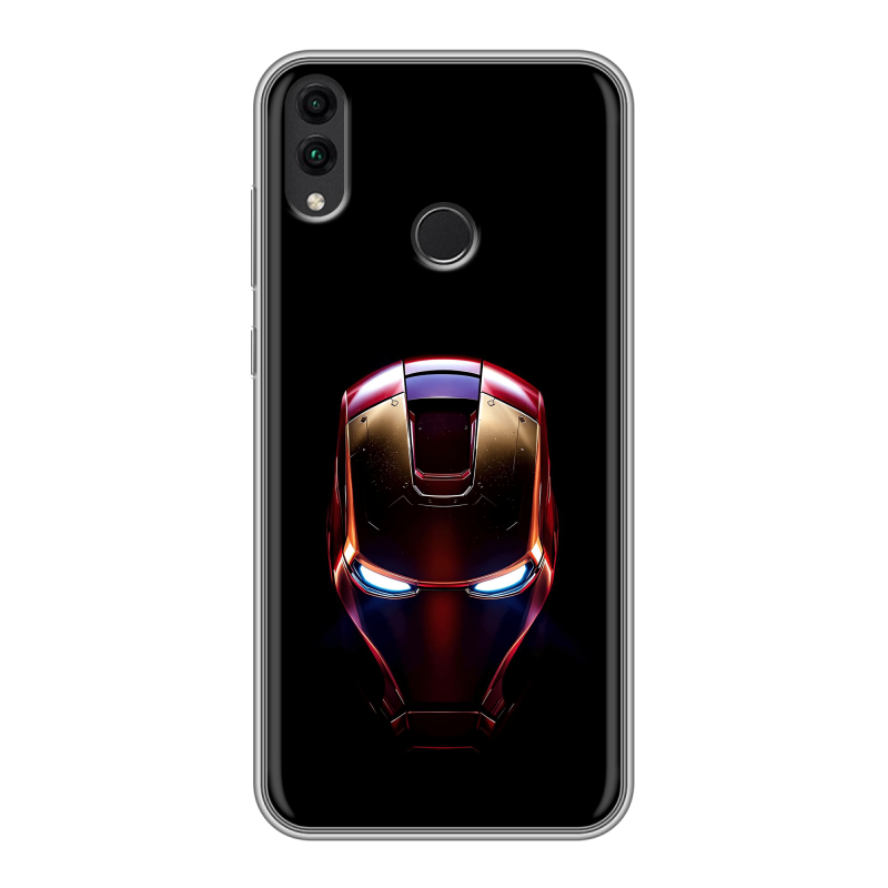 Пластиковый чехол на Huawei Honor 8C с принтом IronMan Железный человек Пластиковый чехол на Huawei Honor 8C с принтом IronMan Железный человек