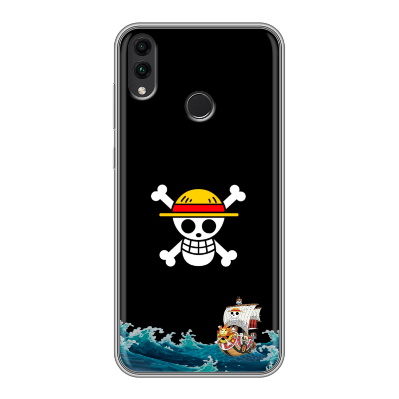 Пластиковый чехол на Huawei Honor 8C с принтом One Piece Ван Пис Пластиковый чехол на Huawei Honor 8C с принтом One Piece Ван Пис