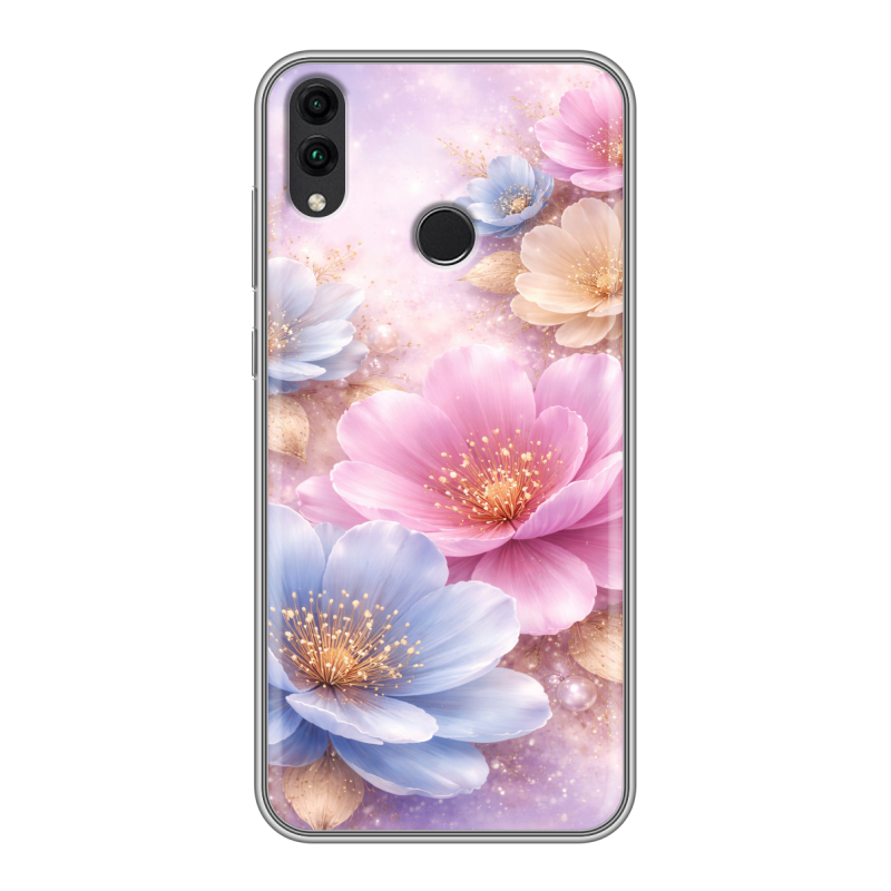 Силиконовый чехол на Huawei Honor 8C с принтом женский Силиконовый чехол на Huawei Honor 8C с принтом женский