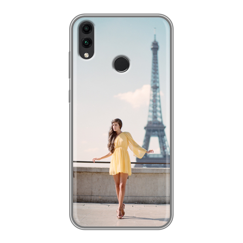 Силиконовый чехол на Huawei Honor 8C с принтом Париж Силиконовый чехол на Huawei Honor 8C с принтом Париж