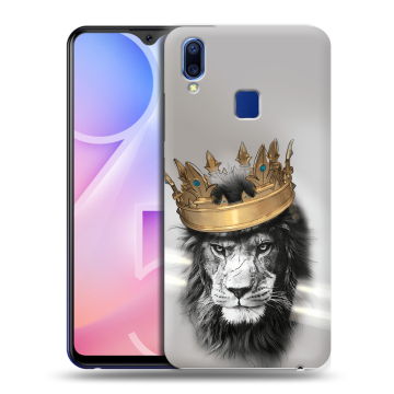 Пластиковый чехол на Vivo Y95 с принтом Лев с короной Пластиковый чехол на Vivo Y95 с принтом Лев с короной
