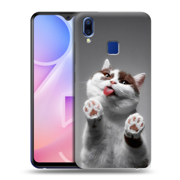 Пластиковый чехол на Vivo Y95 с принтом Коты Пластиковый чехол на Vivo Y95 с принтом Коты