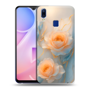 Пластиковый чехол на Vivo Y95 с принтом Женский Пластиковый чехол на Vivo Y95 с принтом Женский