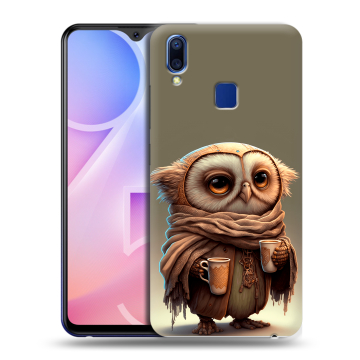Пластиковый чехол на Vivo Y95 с принтом Сова Пластиковый чехол на Vivo Y95 с принтом Сова