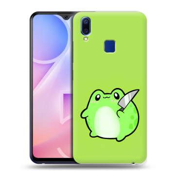 Пластиковый чехол на Vivo Y95 с принтом Лягушенок Пластиковый чехол на Vivo Y95 с принтом Лягушенок