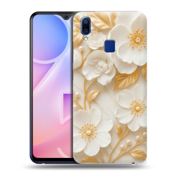 Пластиковый чехол на Vivo Y95 с принтом Цветы Пластиковый чехол на Vivo Y95 с принтом Цветы