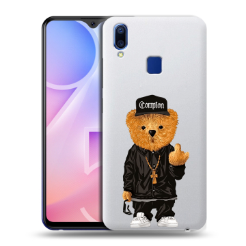 Пластиковый чехол на Vivo Y95 с принтом Мишка Пластиковый чехол на Vivo Y95 с принтом Мишка