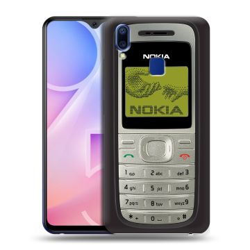 Пластиковый чехол на Vivo Y95 с принтом Ретро Нокия Пластиковый чехол на Vivo Y95 с принтом Ретро Нокия