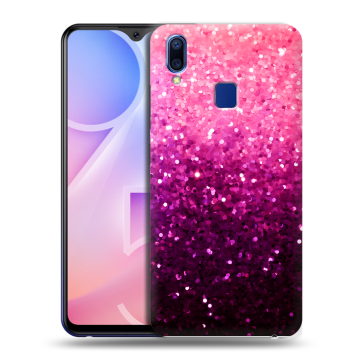 Пластиковый чехол на Vivo Y95 с принтом Блестки