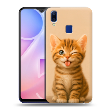 Пластиковый чехол на Vivo Y95 с принтом котенок Пластиковый чехол на Vivo Y95 с принтом котенок
