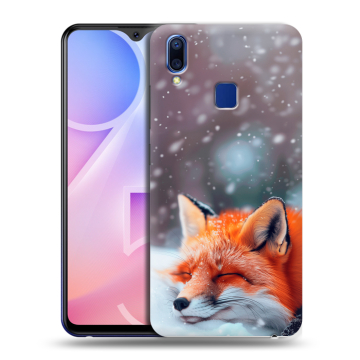 Пластиковый чехол на Vivo Y95 с принтом лиса Пластиковый чехол на Vivo Y95 с принтом лиса