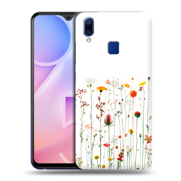 Пластиковый чехол на Vivo Y95 с принтом цветы Пластиковый чехол на Vivo Y95 с принтом цветы