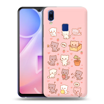 Пластиковый чехол на Vivo Y95 с принтом Hello Kitty Хелоу Кити Пластиковый чехол на Vivo Y95 с принтом Hello Kitty Хелоу Кити