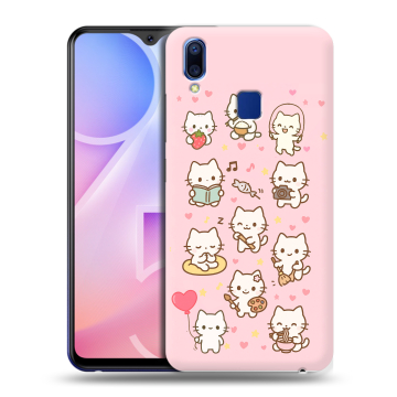 Пластиковый чехол на Vivo Y95 с принтом Hello Kitty Хелоу Кити Пластиковый чехол на Vivo Y95 с принтом Hello Kitty Хелоу Кити