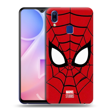 Пластиковый чехол на Vivo Y95 с принтом человек паук spiderman
