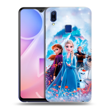 Пластиковый чехол на Vivo Y95 с принтом Холодное сердце Frozen Пластиковый чехол на Vivo Y95 с принтом Холодное сердце Frozen