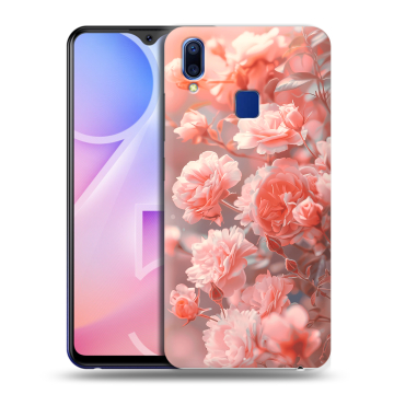Пластиковый чехол на Vivo Y95 с принтом Розы цветы Пластиковый чехол на Vivo Y95 с принтом Розы цветы