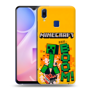 Пластиковый чехол на Vivo Y95 с принтом Майнкрафт Minecraft Пластиковый чехол на Vivo Y95 с принтом Майнкрафт Minecraft