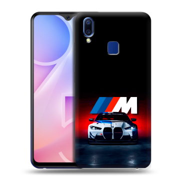 Пластиковый чехол на Vivo Y95 с принтом БМВ BMW