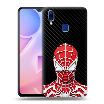 Пластиковый чехол на Vivo Y95 с принтом человек паук spiderman Пластиковый чехол на Vivo Y95 с принтом человек паук spiderman